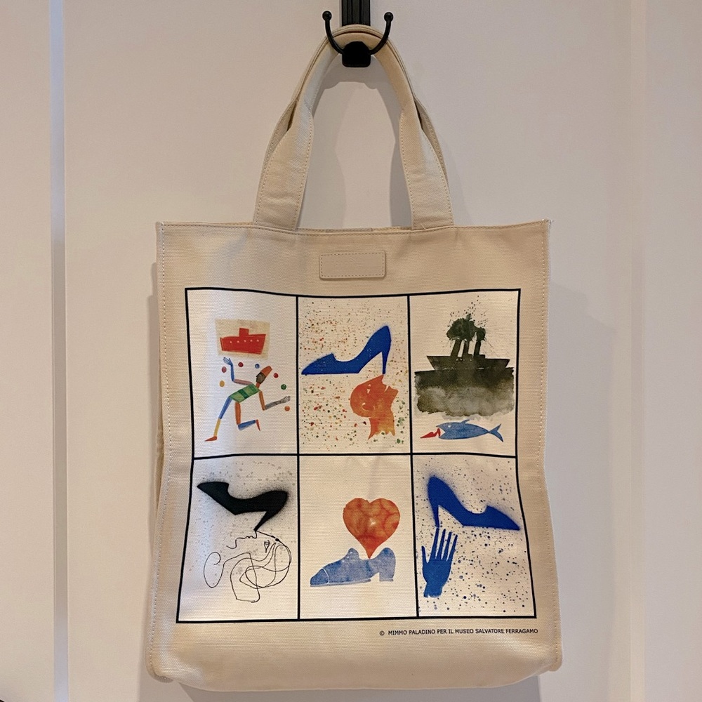Ferragamo Museum Tote Bag from 2013 Amazing Shoemaker Exhibit